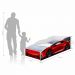 Cama Infantil Carro Vermelho com Colchão