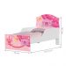 Cama Infantil Carruagem Rosa Com Colchão