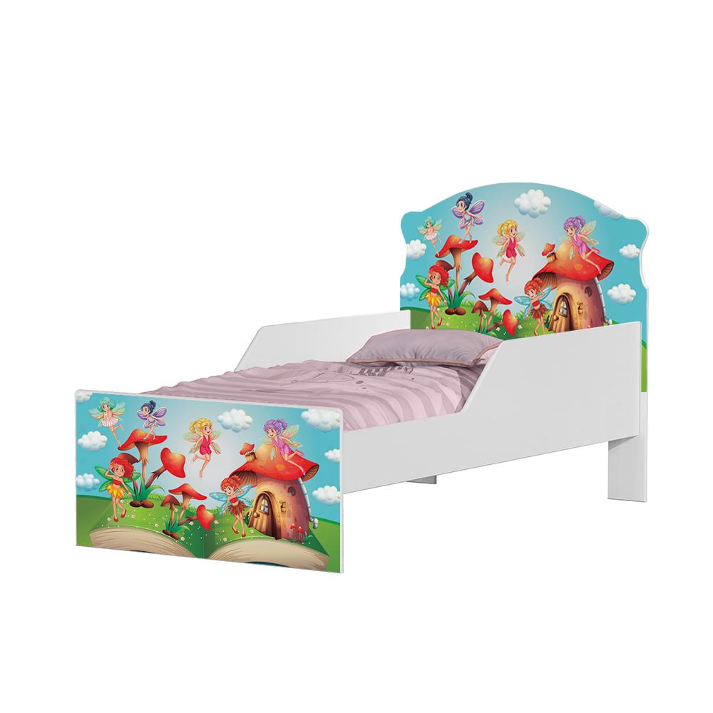Cama Infantil Cidade das Fadas Com Colchão