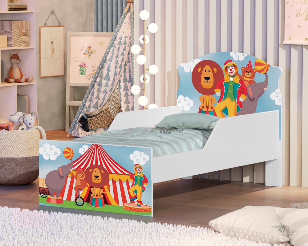 Cama Infantil Circo da Alegria Com Colchão
