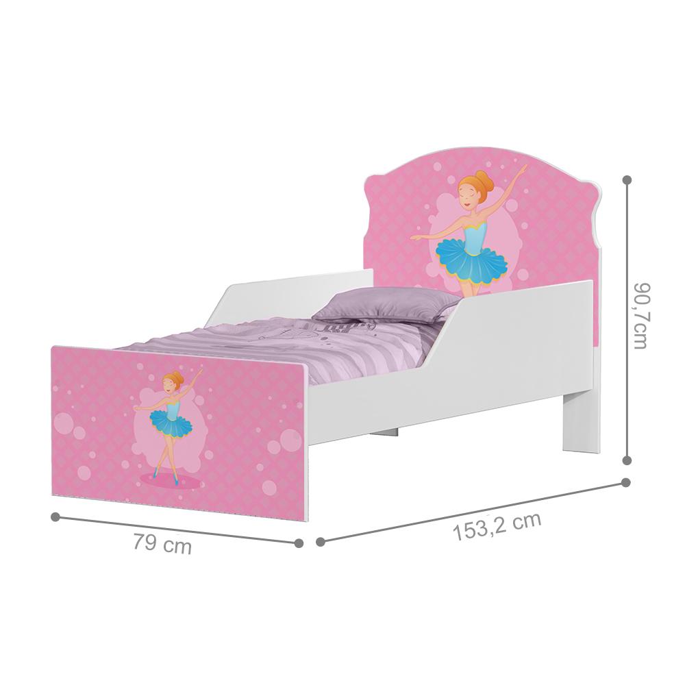 Cama Infantil Diva Bailarina Com Colchão