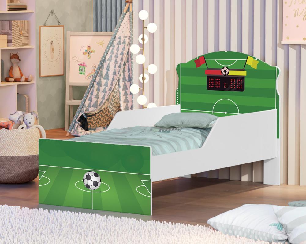 Cama Infantil Estádio do Jogo Com Colchão