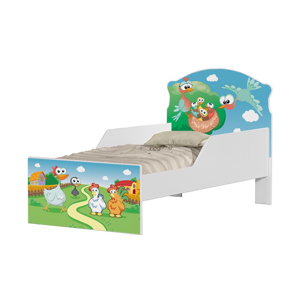 Cama Infantil Fazendinha Encantada Com Colchão