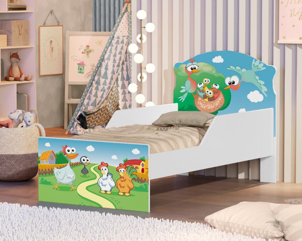 Cama Infantil Fazendinha Encantada Com Colchão
