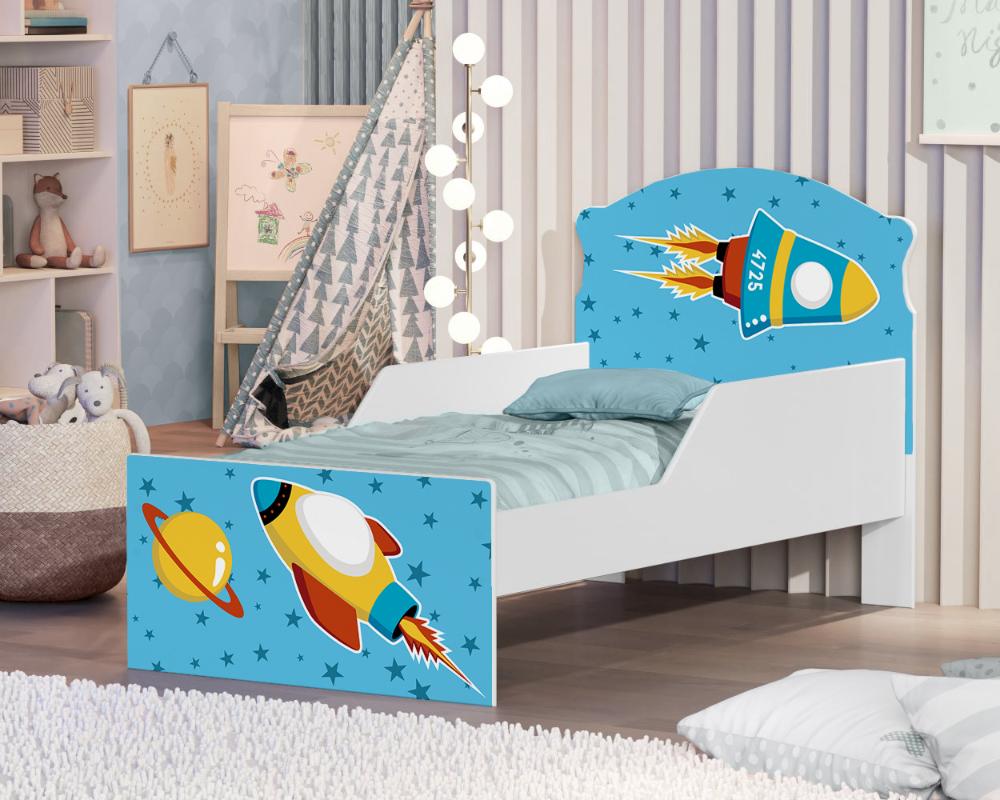 Cama Infantil Foguete Espaçial