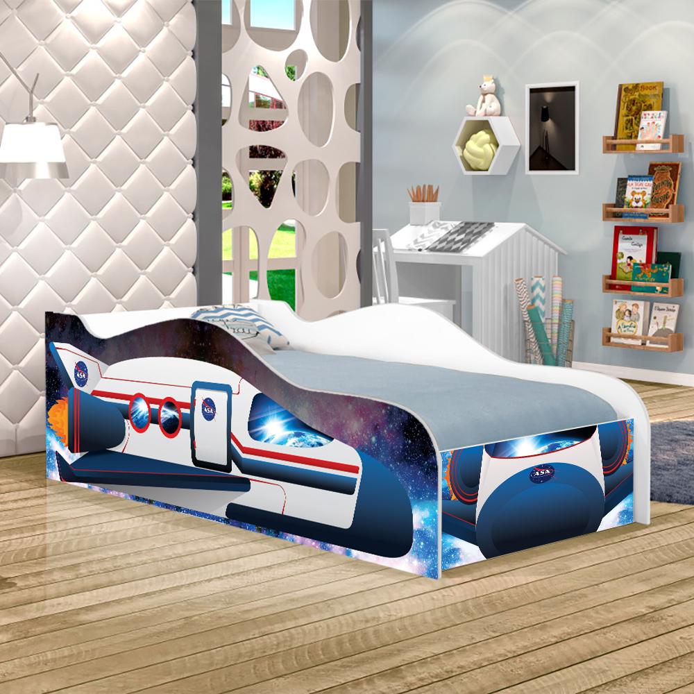 Cama Infantil Kids Speciale Com Colchão - Foguete