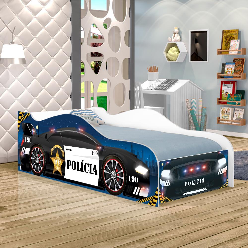 Cama Infantil Kids Speciale Com Colchão - Polícia