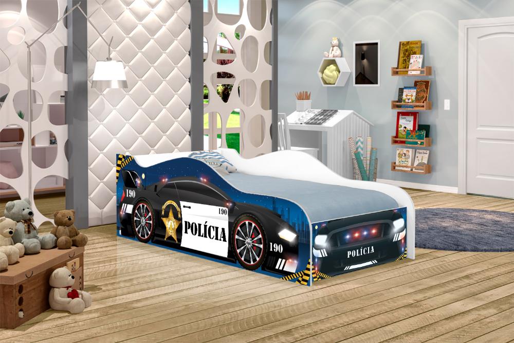 Cama Infantil Kids Speciale Com Colchão - Polícia