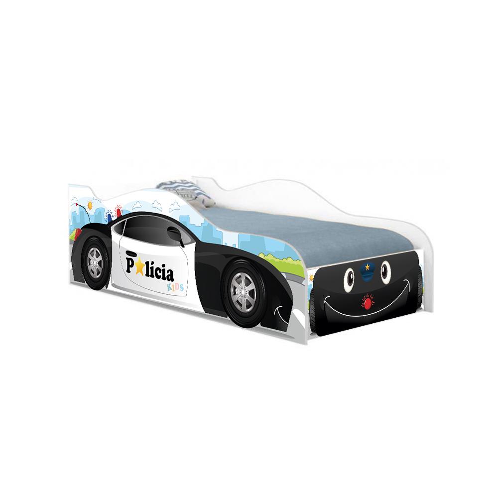 Cama Infantil Kids Speciale Com Colchão - Polícia Baby