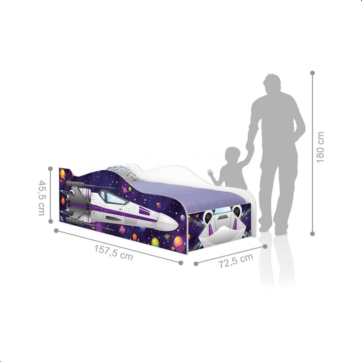 Cama Infantil Kids Speciale Com Colchão - Star Force