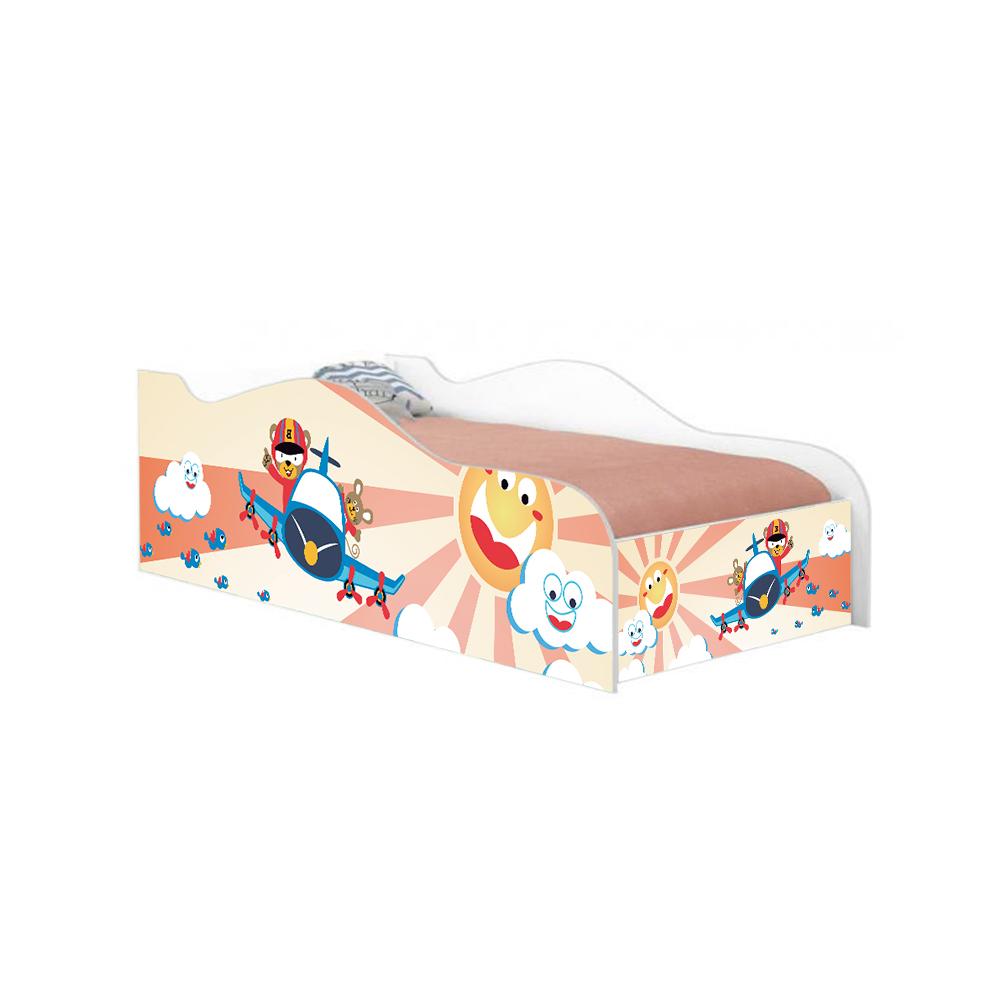 Cama Infantil Like Avião e Ursinho