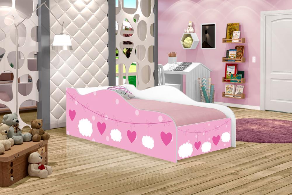 Cama Infantil Like Rosa Menina