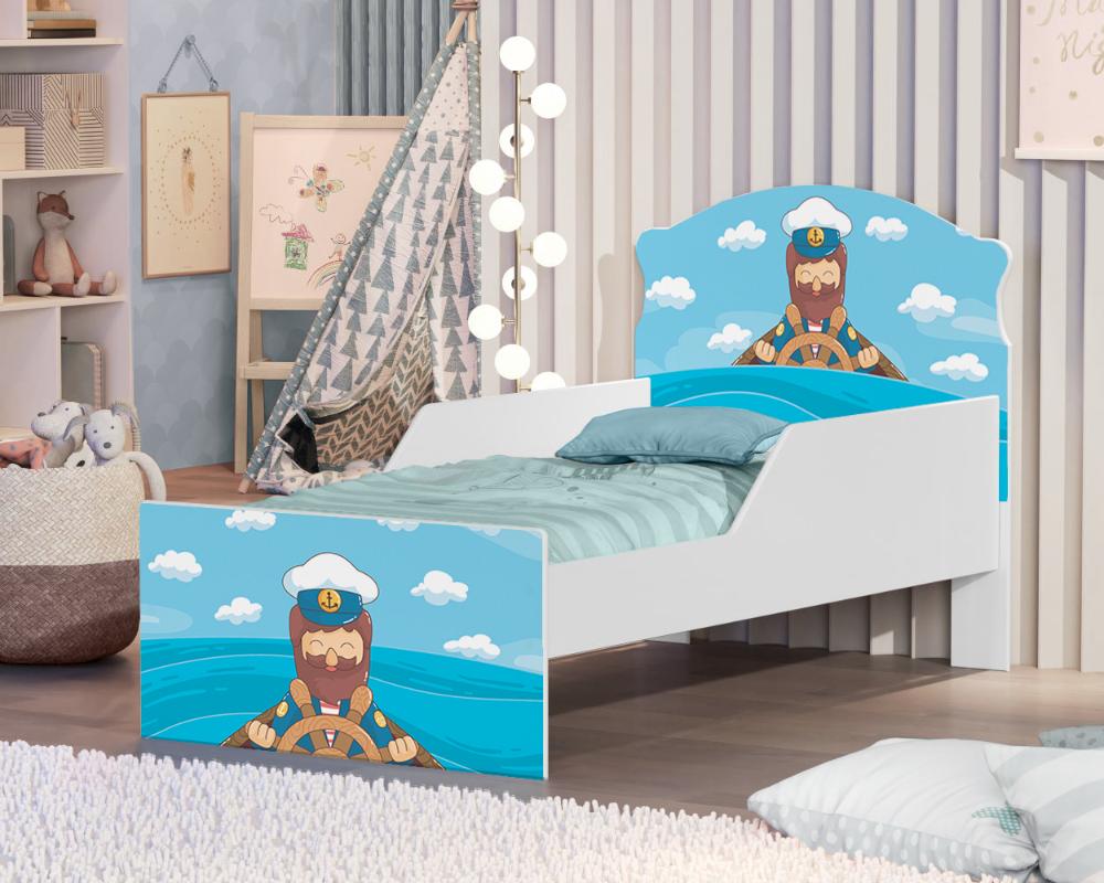 Cama Infantil Marinheiro Com Colchão