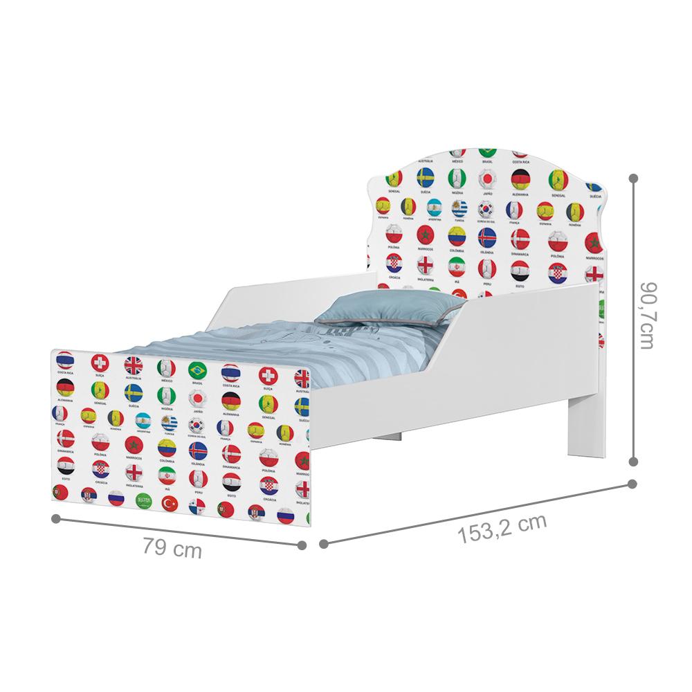 Cama Infantil Melhor da Bola Com Colchão