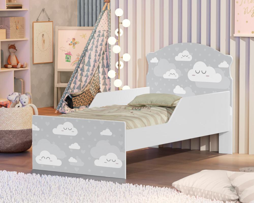Cama Infantil Nuvenzinha Unisex Com Colchão
