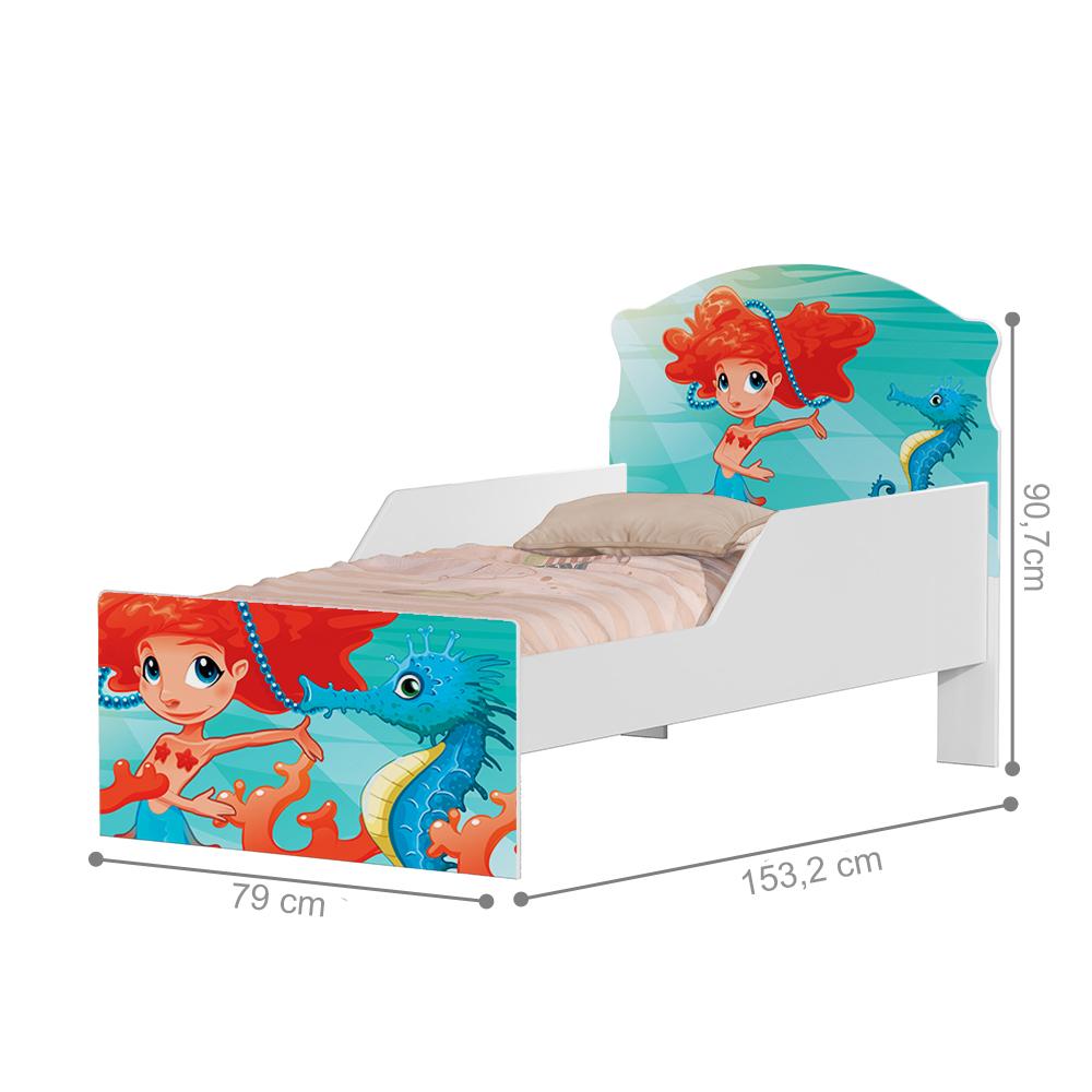 Cama Infantil Pequena Sereia Encantada