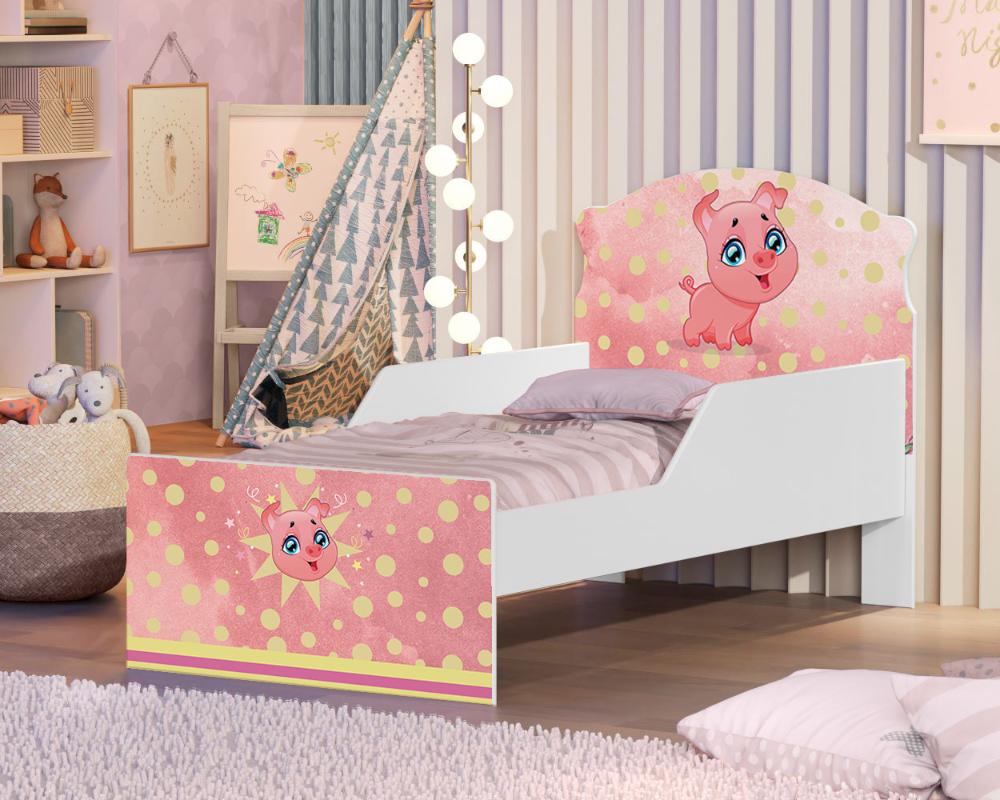 Cama Infantil Pequeno Pig Com Colchão