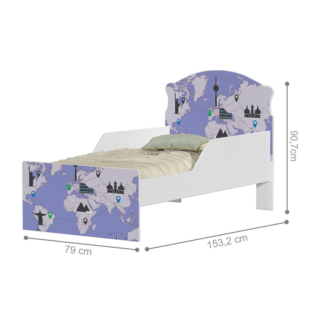 Cama Infantil Próxima Viagem Com Colchão