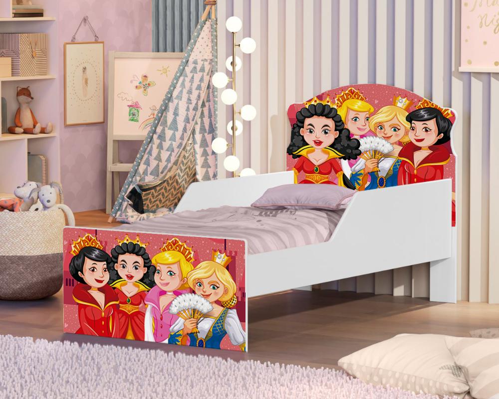 Cama Infantil Princesas de Coroas