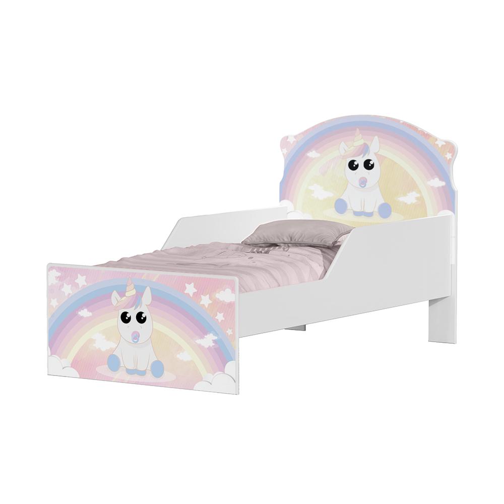 Cama Infantil Unicórnio Criança Com Colchão