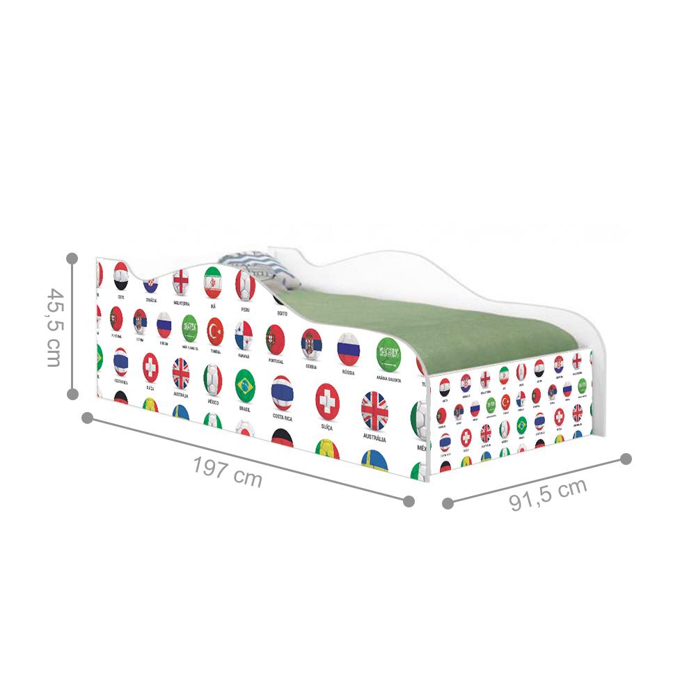Cama Like Melhor da Bola Solteiro