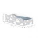 Cama Like Nuvenzinha Unisex Solteiro Com Colchão