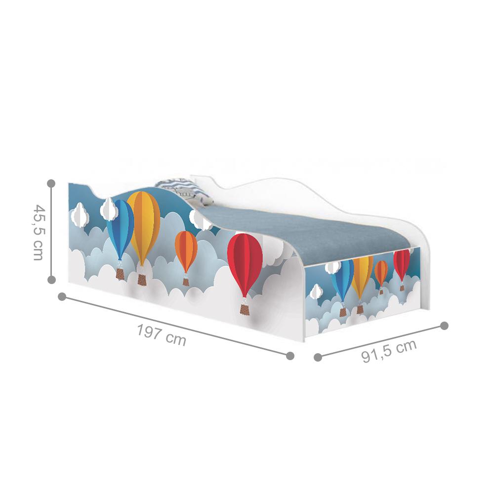 Cama Like Show de Balão Solteiro Com Colchão