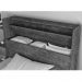Cama com Auxiliar Solteiro Gavetas e Baú Branco
