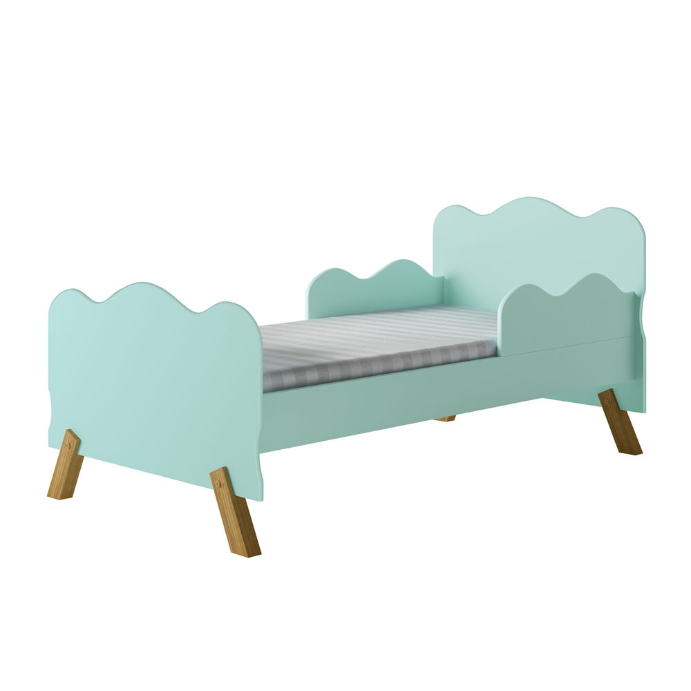 Mini Cama Angel Menta com Colchão