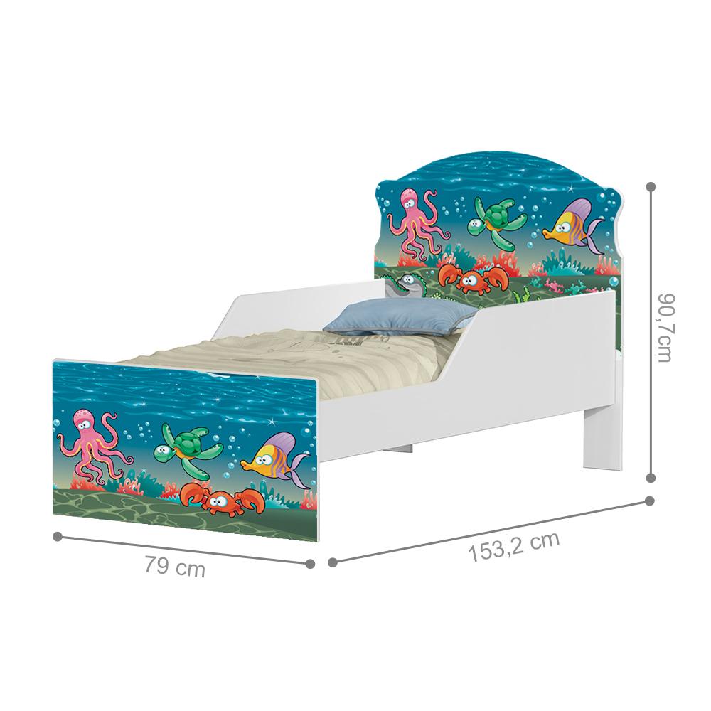Mini Cama Aquário Com Colchão