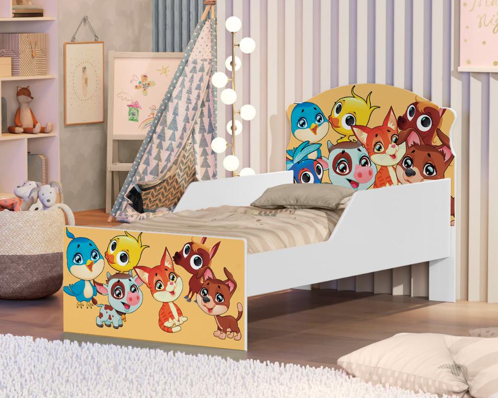 Mini Cama Bichinhos Com Colchão