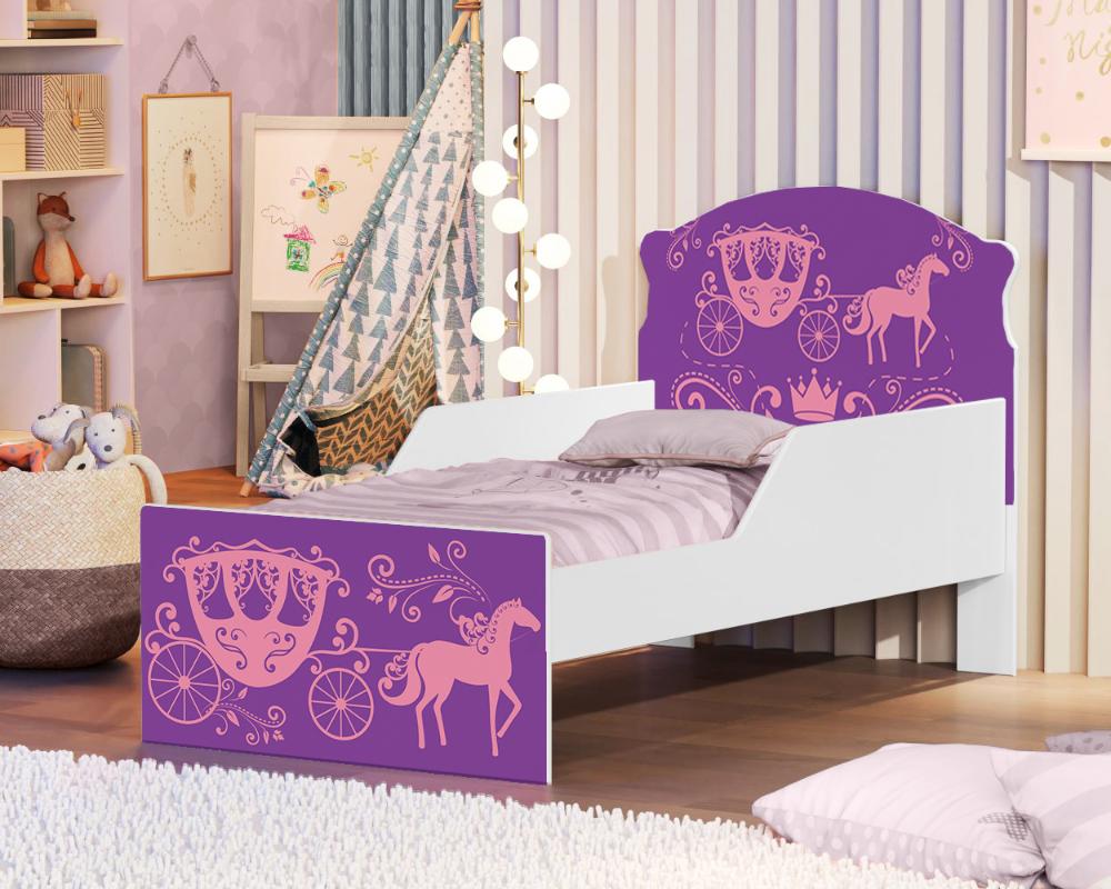 Mini Cama Carruagem de Princesa Com Colchão
