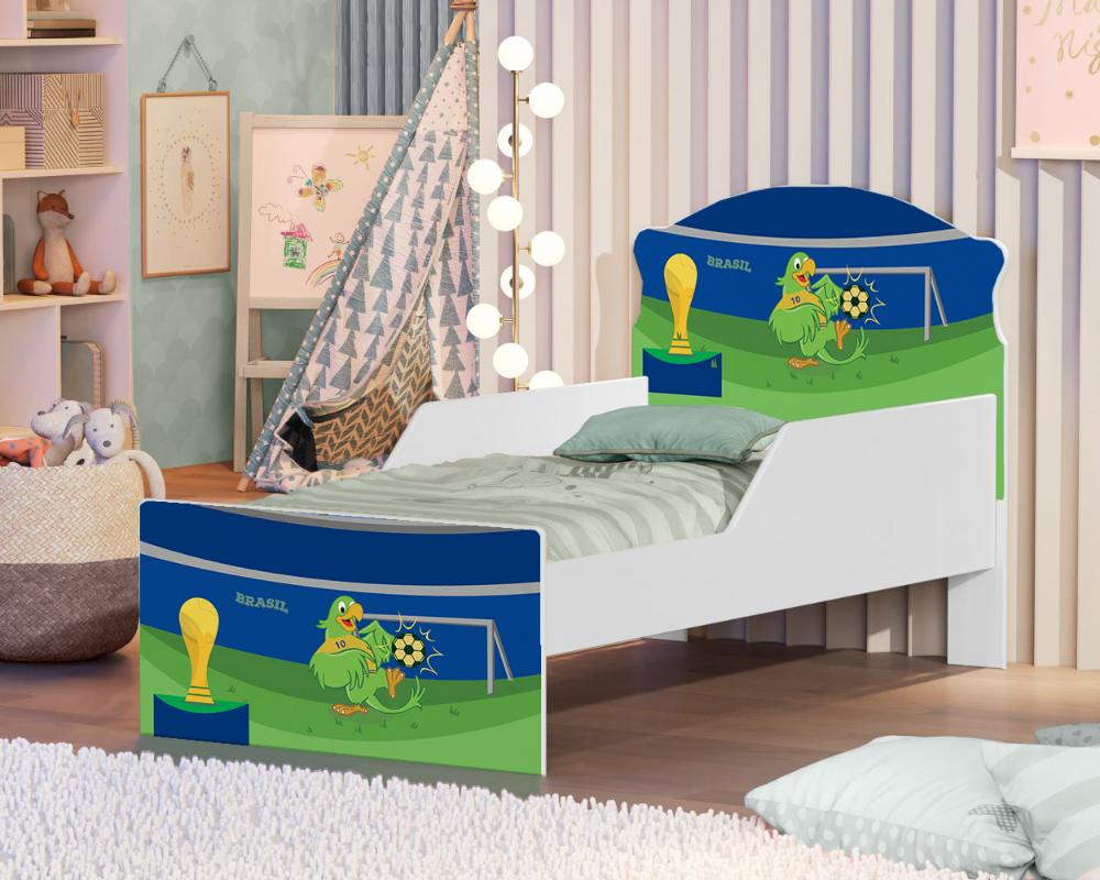 Mini Cama Copa do Mundo Com Colchão