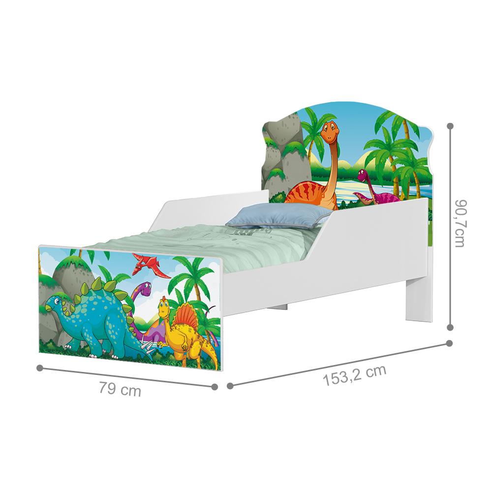 Mini Cama Dinossauro no Lago