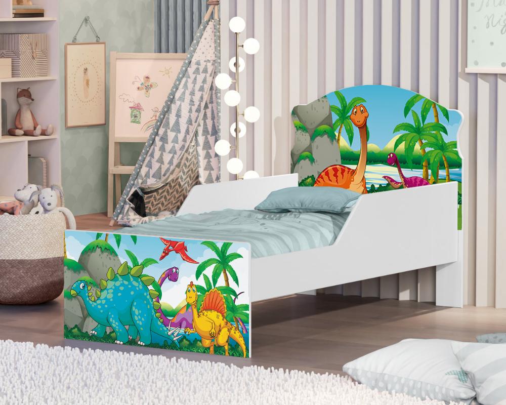 Mini Cama Dinossauro no Lago
