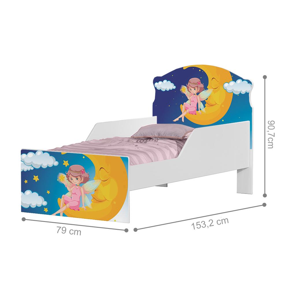 Mini Cama Fadinha Encantada Com Colchão