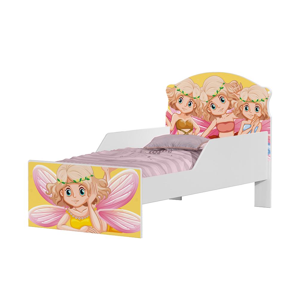Mini Cama Fadinhas Coloridas Com Colchão