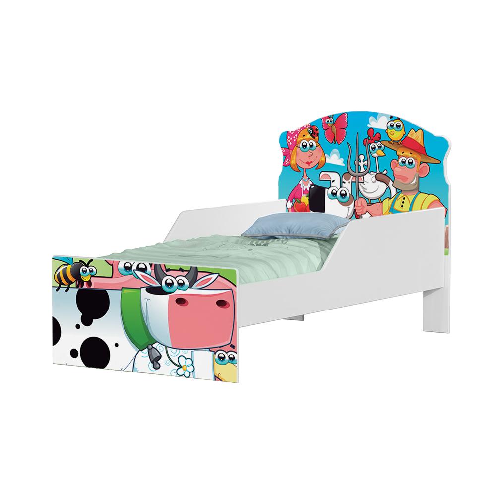 Mini Cama Fazendinha e Vaquinha Com Colchão