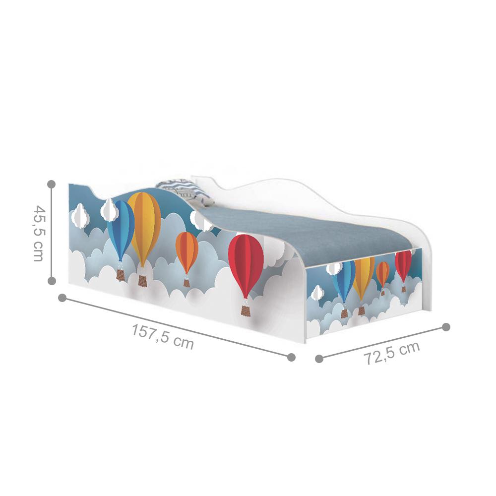 Mini Cama Fun Balão Infantil Com Colchão