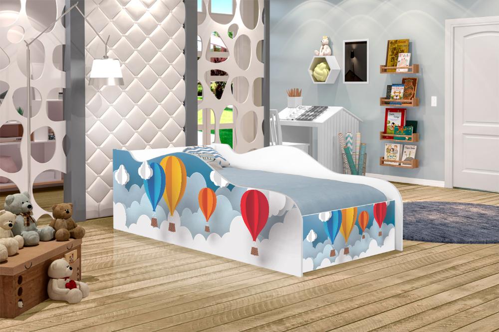 Mini Cama Fun Balão Infantil Com Colchão