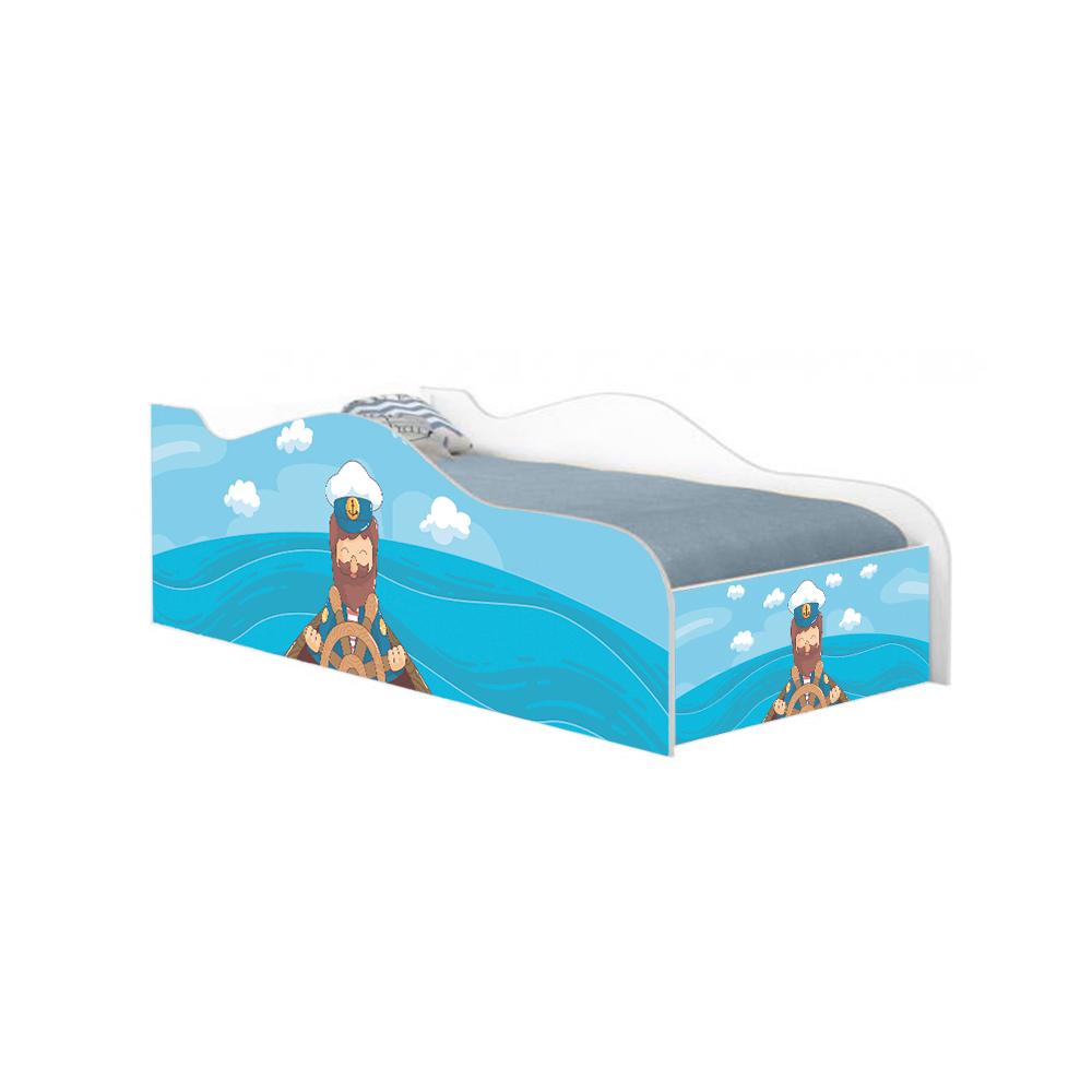 Mini Cama Fun Capitão Marinho Infantil Com Colchão