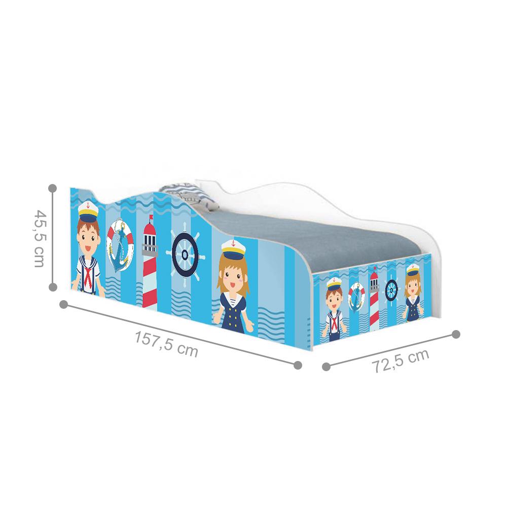 Mini Cama Fun Capitão Marinhos Meninos