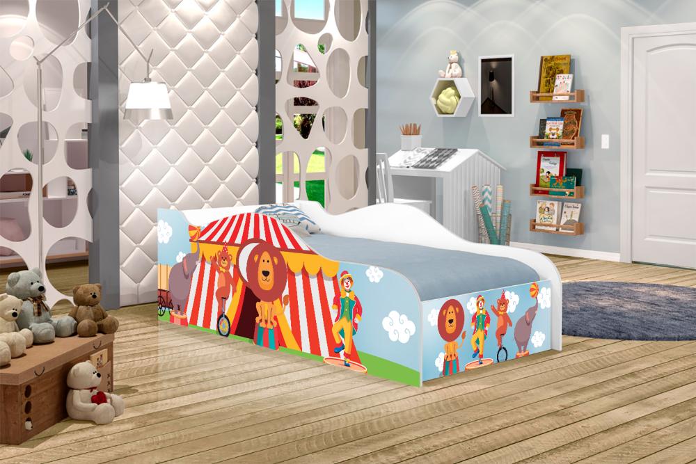 Mini Cama Fun Circo Infantil Com Colchão