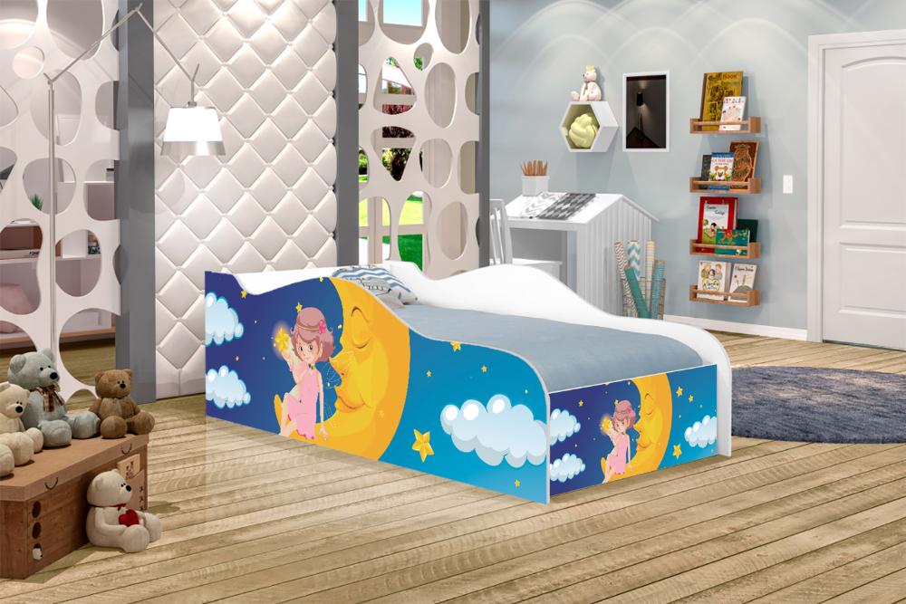 Mini Cama Fun Fadinha Encantada Infantil Com Colchão