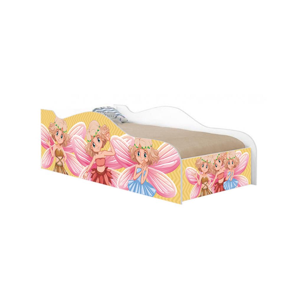 Mini Cama Fun Fadinhas Coloridas Infantil Com Colchão