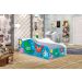 Mini Cama Fun Fundo do Mar Peixes Infantil Com Colchão