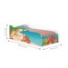 Mini Cama Fun Jurassic Dinossauros Infantil Com Colchão
