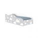 Mini Cama Fun Nuvens Cinza Infantil Com Colchão