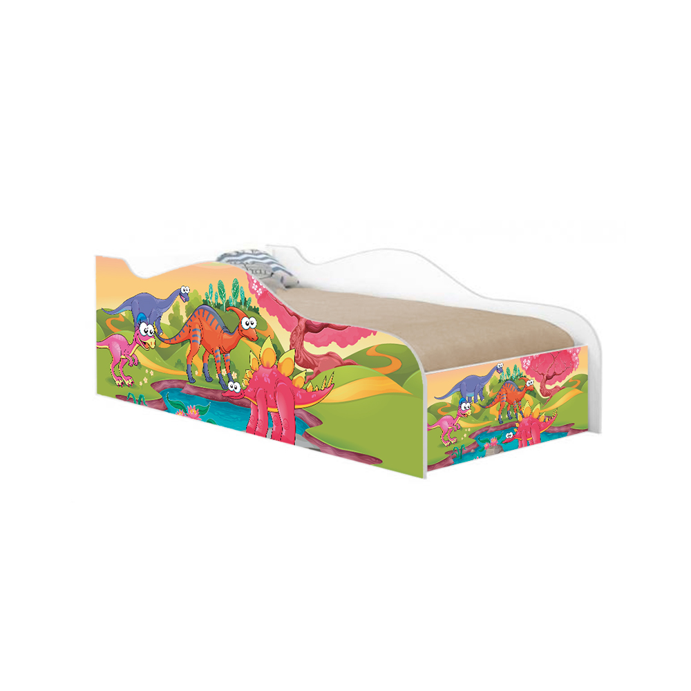 Mini Cama Fun Planeta Dinossauro Infantil Com Colchão