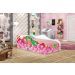 Mini Cama Fun Sereia e Corais Infantil Com Colchão